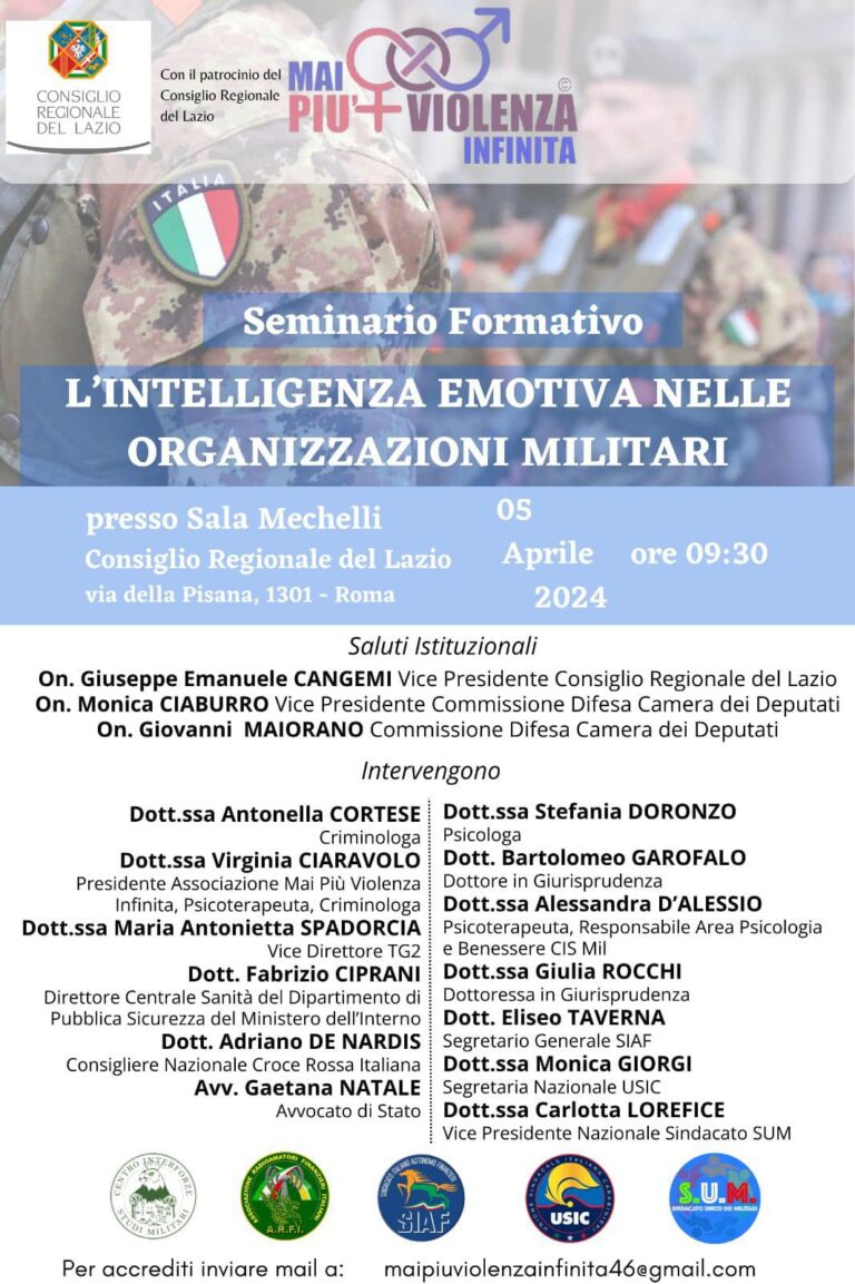 Comunicato Stampa – Supporto Psicologico
