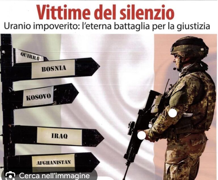 Comunicato Stampa – Sentenza del TAR Friuli Venezia Giulia, Uranio Impoverito