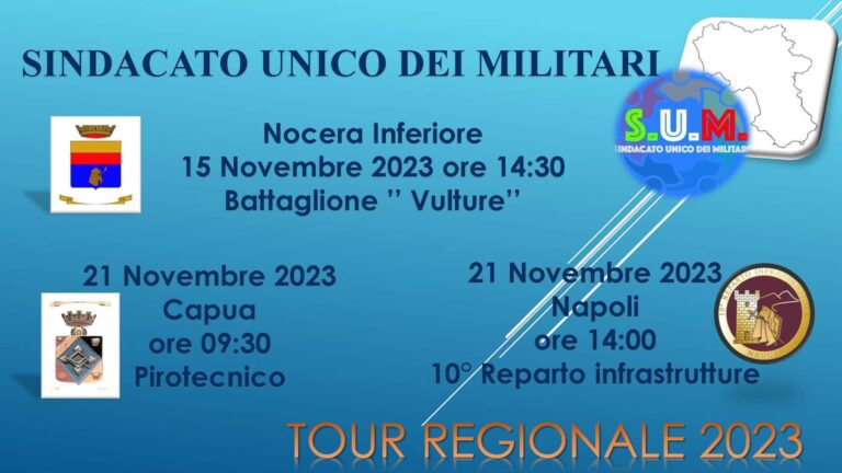 Comunicato Stampa – Tour in Campania